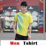 2015 New Men's Badminton Game Shirt Young Men Quick Dry Sportswear Table Tennis tshirt  CS1127