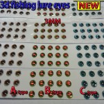 2015NEW fishing 3d lure eyes  A 200pcs +B 200pcs +C 200pcs 3MM--6MM total :600pcs/lot fly eyes