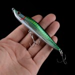 2016 New 9.5CM/16G Heavy Minnow Fishing Crankbait Hard Artificial Bait Treble Hooks Fish Wobbler Japan Tackle Pesca