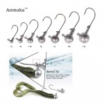 2016 New Anmuka Jig Hooks 1g 2g 3.5g 5g 7g 10g 14g 20g Lead Head Jigs With Single Hook Pesca Accessories Sea Fishing Enquipment