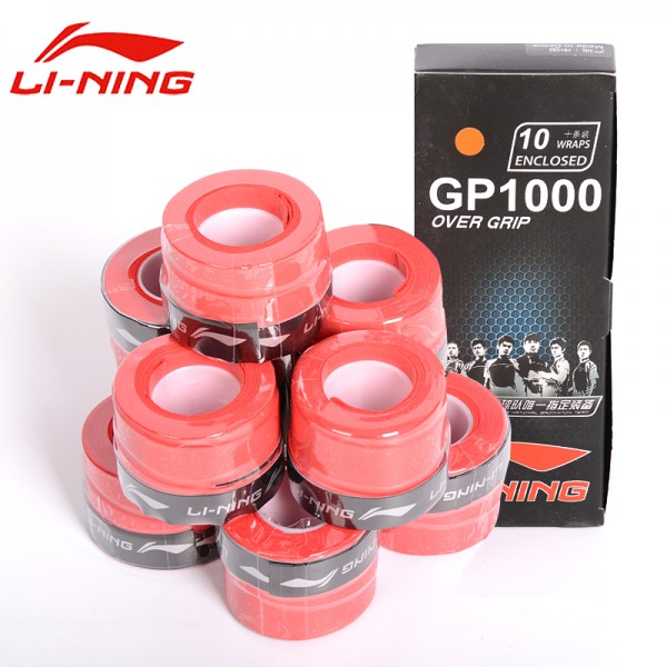 2016 New Arrival High Quality Li-ning Badminton Rackets Overgrip GP 1000 Thin Type Sweat-absorbant Grips/Hand Glue 10 pcs/lot