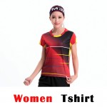 2016 New Badminton Game Shirts Valiant Sweat absorbent South Korea Badminton Sport Shirts T6000 T6100