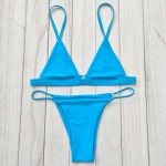 2016 New Sexy Women Swimsuit Micro Bikini Set Bathing Suits With Halter Strap Swimwear Brazilian bikinis