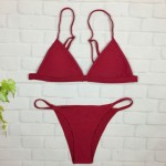 2016 Swimwear Women Sexy Micro Bikinis Set Brazilian Bikini Thong Swimsuit Plavky Maillot De Bain Femme