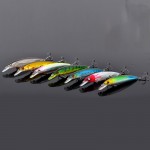 2016 Trulinoya DW11 95mm 9g 1m Mini Crank Fishing Lure Hard Bait Fishing Tackle with BKK Hooks Multicolor