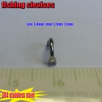 2016fishing clevises Bait tools, fishing tools stainless steel 50pcs/lot