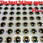 2016new fishing 3d lure eyes  perfect dropping process best fish eyes size:4mm--8mm quntily:300pcs/lot