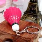 2017 1pcs fashion badminton keychain key chain ring keychain creative birthday gift Kids toy collection Figures Model