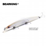 2017 Bearking professional excellent action fishing lures,130mm/14.8g depth 2m,each lot 5pcs different colors free shipping