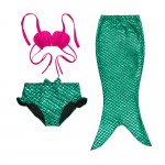 2017 Kids Girls Fancy Mermaid Tail Bikini Set Swimwear Swimsuit Swimming Costume Bathing Suit Beach Swim Wear