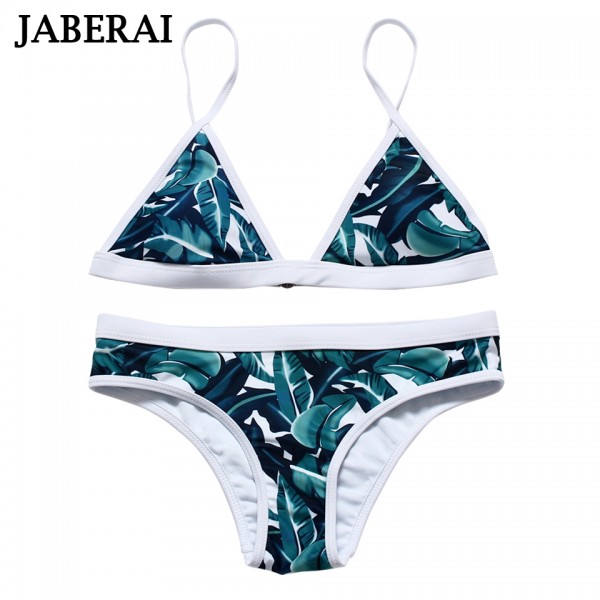 2017 New Leaf Print Bikini Brazilian Retro Bikini Swimsuits Sexy Bathing Suit Print Swimwear  Biquini Maillot De Bain Femme 15