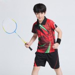 2017 New Quick Dry Children Table Tennis Polo Shirts , Breathable Boys/Girls Badminton Tennis Sports shirt B6012