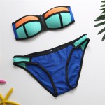 2017 Sexy Swimsuit Bikinis Swimwear Summer Style Low Waist Patchwork Bikini Set Push Up Bathing Suits Bodysuits Maillot de bain