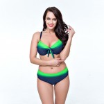 2017 Women Push Up Bikinis Set Brazilian Plus Size Newest Sexy High Waist Swimwear Green Bathing Suits Maillot De Bain Femme