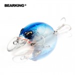 2017 good fishing lures,65mm,Bear King14g crank.dive 2m,each lot 5different colors