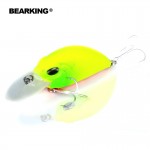 2017 good fishing lures,65mm,Bear King14g crank.dive 2m,each lot 5different colors