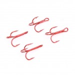 20PCS Fishing Hook Barbed Crank Sharp Fishing Treble Hooks Pesca Tackle with 3 Anchors Carbon Steel Sea Fishing Explosion Hooks 