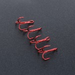 20PCS Fishing Hook Barbed Crank Sharp Fishing Treble Hooks Pesca Tackle with 3 Anchors Carbon Steel Sea Fishing Explosion Hooks 