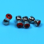 20PCS/Lot 3D Realistic Solid Dumbbell Fish Eyes Fly Tying Materials/Sunken Brass Dumbbell Beads