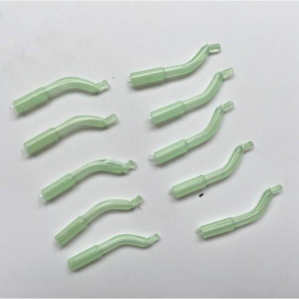 20pcs/lot Carp Fishing hook sleeve hair rig Aligner sleeves Soft Anti tangle Positioner terminal tackle carp fishing accessories