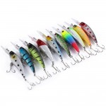 20pcs/lot Fishing Lure Mixed 20 Color Minnow Lure Fishing Tackle Crank Lures Mix Fishing Bait Hard Bait Durable ABS 2016 New