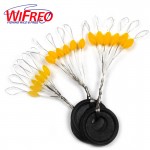 [20set=120PCS] Yellow Olives space beans Rubber Tendon Size S M L Stopper  Fishing Tackle Accurate Positioning Float