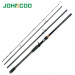 2.1 2.4 2.7m Lure Rod 4 Section Carbon Spinning Fishing Rod Travel Rod Casting Fishing Pole Vava De Pesca Saltwater Rod