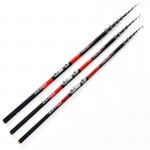 2.4-6.3M Portable Superhard Carbon Telescopic Spinning Rock Fishing Rod