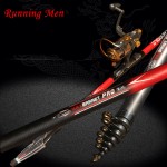 2.4-6.3M Portable Superhard Carbon Telescopic Spinning Rock Fishing Rod