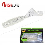 24pcs/lot Afishlure 45mm 1.2g curly tail grub artificial Panfish Crappie Bream Trout crankbait soft bait fishing lure