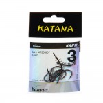 25pcs/lot Size3-Size12 Brand KATANA Cottus Carbon Steel Fishing Hooks With Spring Fishhook Barbed Hook Carp Feeder Anzol