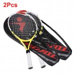 2 Pcs/set New Junior Tennis Racquet Training Racket with Racket cover bag for Kids Youth Childrens initial training exercises