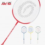 2Pics/set Titanium Metal Badminton Racket Student Training Racket with Strings In 4 Color 1 pair of Shuttlecock Rackets with Bag