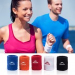 2pcs Sports Tennis Badminton Gym Wristband Exercise Wrist Protector Wipe Sweat free shipping