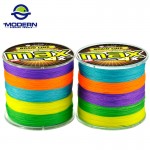 300M MODERN FISHING Brand MAX series multicolor 10M 1 Color mulifilament PE Braided Fishing Line 4 Strands braided wires