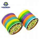 300M MODERN FISHING Brand MAX series multicolor 10M 1 Color mulifilament PE Braided Fishing Line 4 Strands braided wires