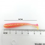 30PCS New hot sale Lure spiral T fish soft bait softbaits artificial baits weest blackfish culter Striped bass fishing gear tool