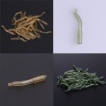 30Pcs/Lot Carp Fishing Hook Sleeve Hair Rig Aligner Sleeves Soft Anti Tangle Positioner Terminal Tackle Carp Fishing Accessories