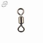 320pcs/box Fishing Swivels Rolling Swivel Connector Rolling steel Swivel Ball Bearing Solid Rings Sea Fishing Accessories