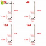 350pcs 79580 High Carbon Steel Fishing Hooks White Long Shank Streamer Dry Fly Tying Fishing Hook For Jig Set With Box