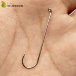 350pcs 79580 High Carbon Steel Fishing Hooks White Long Shank Streamer Dry Fly Tying Fishing Hook For Jig Set With Box