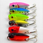 3.5cm 2.7g Best Seller Mini Diving Popper Lures for Fishing Hard Plastic Laser Fishing Lure Baits 3D Fish Eye Simulation Bait