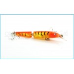 3D Eyes Lifelike Fishing Lure 10.5cm/14g/pcs Floating Lures Hard Bait 5pcs/lot Multi-corlors 2 Sections Fishing Tackle