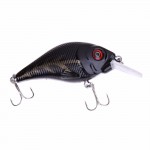 3D Fishing Lures 6# high carbon steel triple hook Bass CrankBait Crank Bait Tackle Free Shipping