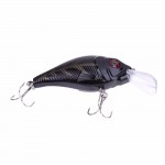 3D Fishing Lures 6# high carbon steel triple hook Bass CrankBait Crank Bait Tackle Free Shipping