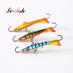 3Pcs Ice Balance Jig  Hard Lure Wobbler11.5g 21.5g Jigging Rap Lure Ice Fishing Jig Head with VMC Hook for Winter Fishing Lures