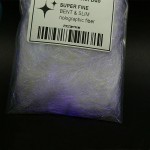 3bags true ultraviolet Ice Dub Fly tying material UV Ice Dub holographic living synthetic fibers with unique violet purple light