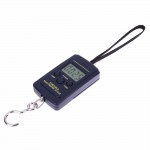 40kgx10g Portable Mini Electronic Digital Scale Hanging Fishing Hook Scale the Balance with Blue Background Llight Hot Search