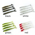 40pcs/lot Wholesale Cheapest New  Soft Fishing Lure Bait 65mm 1.3g Middle Size Artificial Bait Fishing Tackle free shipping 125