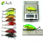 43pcs HENGJIA Mixed Fishing Lure Set isca artificial fishing kit Minnow Fishing Wobblers 43 colors Crankbait Hard Fishing Tackle